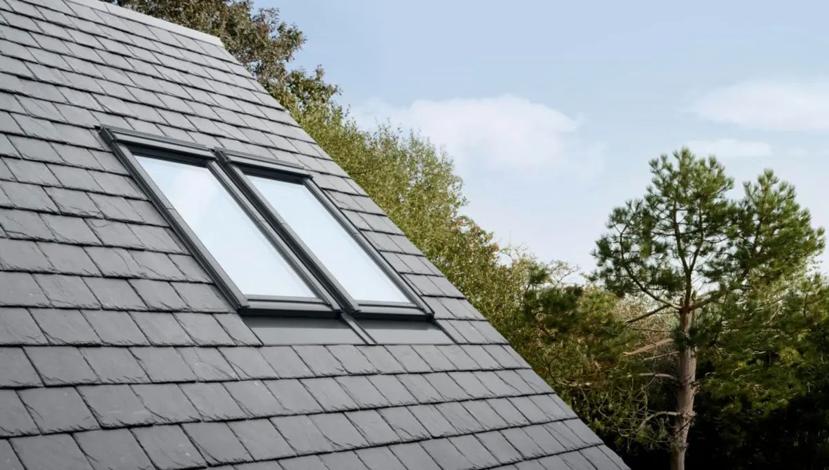 Fenêtres de toit Velux posées sur une habitation au Luxembourg — installation Schroeder Couverture