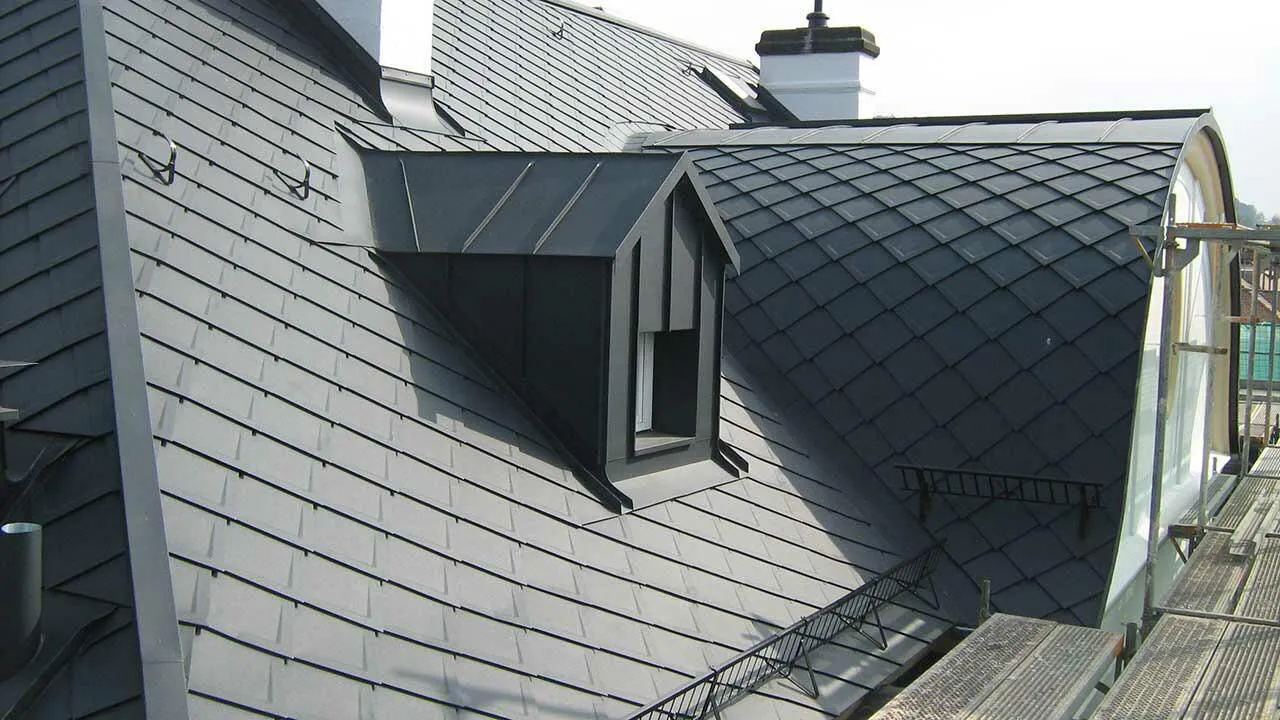 Chien sur le toit — image de marque de Schroeder Couverture, entreprise familiale de couverture au Luxembourg